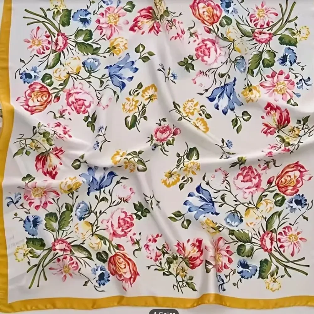 N/A floral scarf